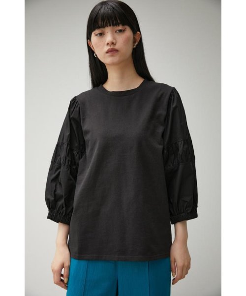 AZUL by moussy(アズールバイマウジー)/SLEEVE SWITCHING DESIGN TOPS/img09