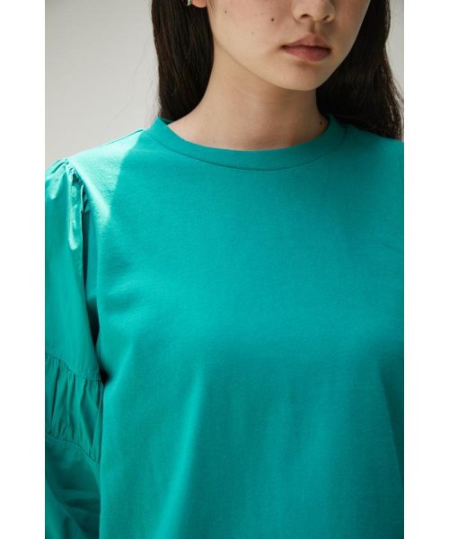 AZUL by moussy(アズールバイマウジー)/SLEEVE SWITCHING DESIGN TOPS/img35