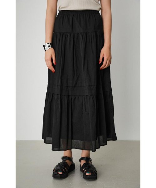 AZUL by moussy(アズールバイマウジー)/COTTON TIERED SKIRT/img04