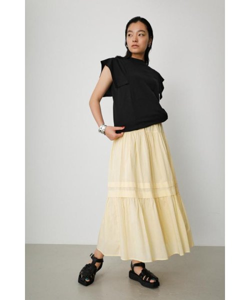 AZUL by moussy(アズールバイマウジー)/COTTON TIERED SKIRT/img21