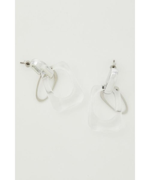 AZUL by moussy(アズールバイマウジー)/SQUARE CLEAR EARRINGS/img10