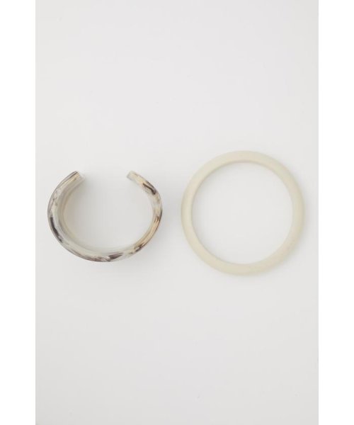 AZUL by moussy(アズールバイマウジー)/WOOD×MARBLE BANGLE/img03