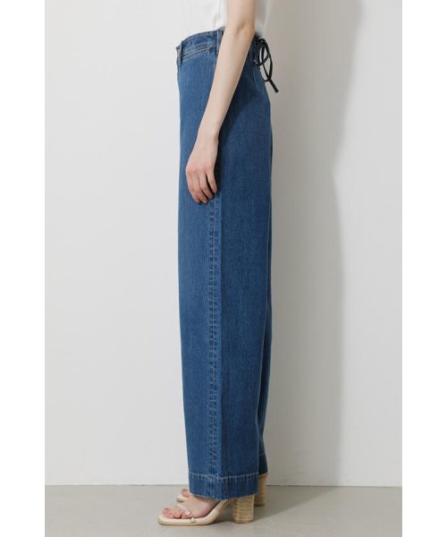 AZUL by moussy(アズールバイマウジー)/BACK LACEUP DARTS DENIM WIDE/img15