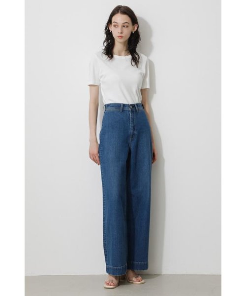 AZUL by moussy(アズールバイマウジー)/BACK LACEUP DARTS DENIM WIDE/img21