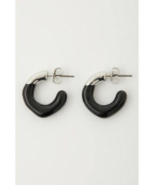 AZUL by moussy(アズールバイマウジー)/COLOR BLOCK HOOP EARRINGS/img01