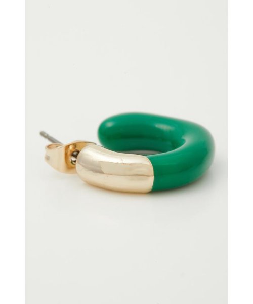 AZUL by moussy(アズールバイマウジー)/COLOR BLOCK HOOP EARRINGS/img12
