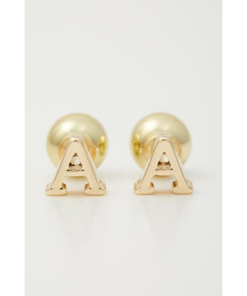 AZUL by moussy(アズールバイマウジー)/PETIT INITIAL EARRINGS/img02