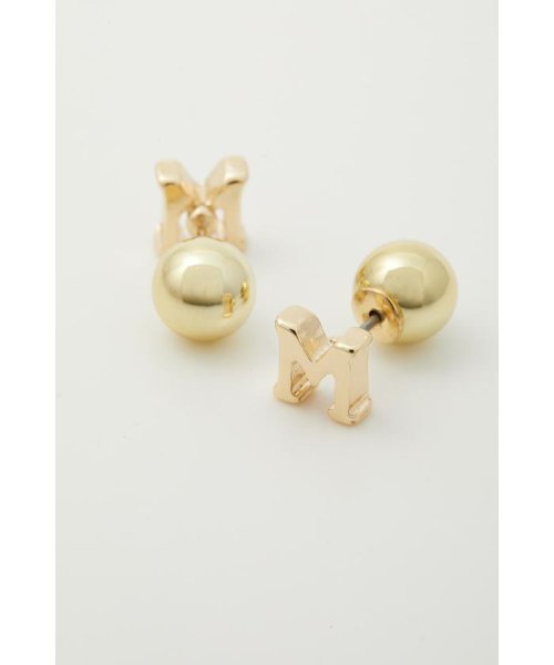 AZUL by moussy(アズールバイマウジー)/PETIT INITIAL EARRINGS/img12