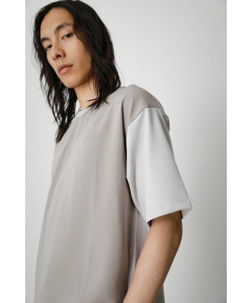 AZUL by moussy(アズールバイマウジー)/DIFFERENT MATERIAL DOCKING TEE/img19