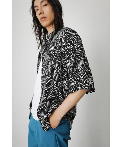 AZUL by moussy(アズールバイマウジー)/FINE LEAF PATTERN SHIRT/img02