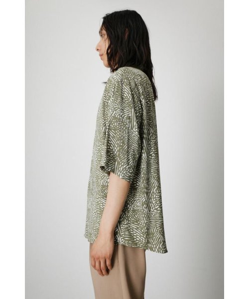 AZUL by moussy(アズールバイマウジー)/FINE LEAF PATTERN SHIRT/img14
