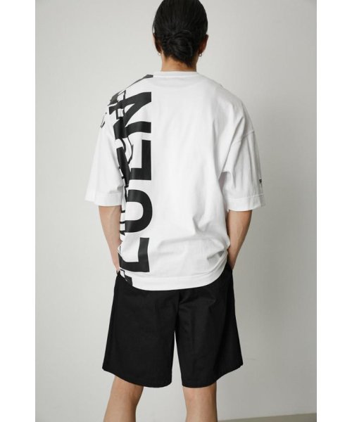 AZUL by moussy(アズールバイマウジー)/FLUENT BACK LOGO TEE/img06
