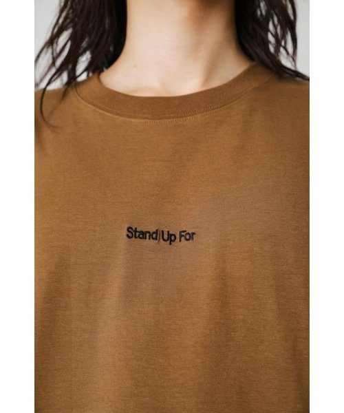 AZUL by moussy(アズールバイマウジー)/STAND UP FOR DRAWCODE TEE/img25