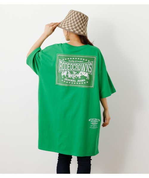 RODEO CROWNS WIDE BOWL(ロデオクラウンズワイドボウル)/コーデュロイパッチTシャツワンピース/img09