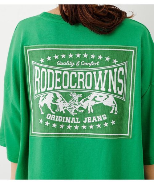 RODEO CROWNS WIDE BOWL(ロデオクラウンズワイドボウル)/コーデュロイパッチTシャツワンピース/img12