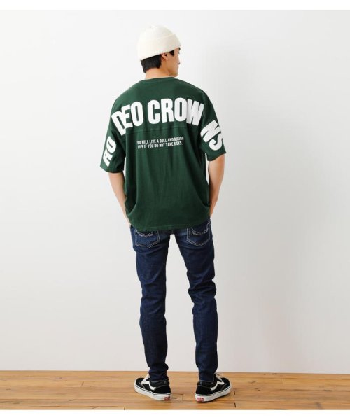 RODEO CROWNS WIDE BOWL(ロデオクラウンズワイドボウル)/メンズ切り替えロゴTシャツ/img09