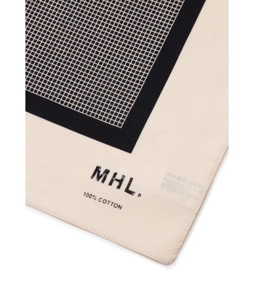 MHL.(エムエイチエル)/TINY CHECK SCARF/img01