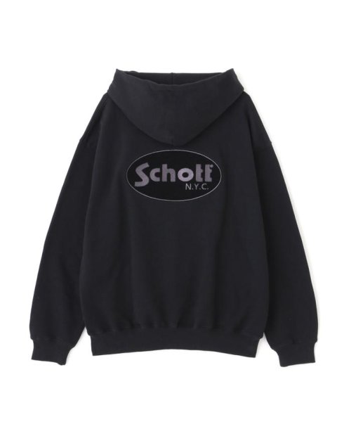 Schott(ショット)/HOODED SWEAT OVAL CHENILLE LOGO/オーバルロゴ パーカー/img07