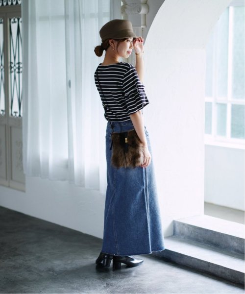 La Totalite(ラ　トータリテ)/【Healthy denim/ヘルシーデニム】 Aded denim skirt/img08