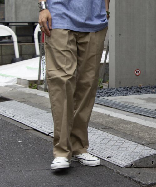 GLOSTER(GLOSTER)/【Dickies/ディッキーズ】T/C ツイルイージーパンツ ワイドチノ チノパン ルーズフィット/img11