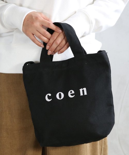 coen(coen)/coen2WAYロゴトートバッグSサイズ/img08