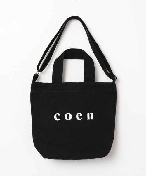 coen(coen)/coen2WAYロゴトートバッグSサイズ/img11