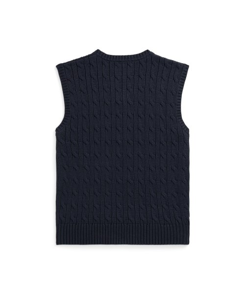 POLO RALPH LAUREN CHILDRENSWEAR(POLO RALPH LAUREN CHILDRENSWEAR) |(ボーイズ 8才~ 20才)ケーブルニット コットン セーター ベスト(504827910) - MAGASEEK POLO RALPH LAUREN CHILDRENSWEAR(POLO RALPH LAUREN CHILDRENSWEAR) |(ボーイズ 8才~ 20才)ケーブルニット コットン セーター ベスト(504827910) - MAGASEEK