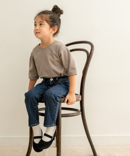 URBAN RESEARCH DOORS（Kids）(アーバンリサーチドアーズ（キッズ）)/『親子リンク』タックバルーンスリーブTシャツ(KIDS)/img03