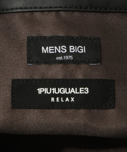 Men's Bigi(メンズビギ)/【1PIU1UGUALE3 RELAX別注】ロゴ型押しトートバッグ/img16
