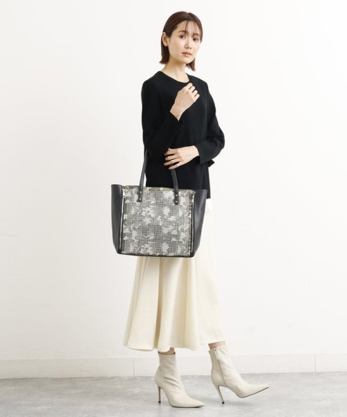 MK MICHEL KLEIN BAG(エムケーミッシェルクランバッグ)/ビジューデザイントートバッグ/img02