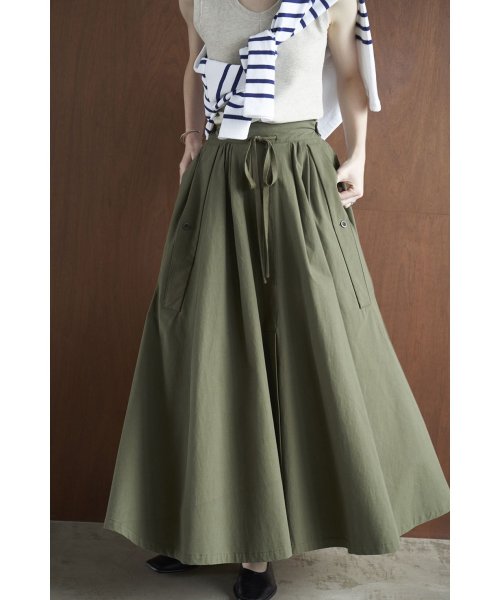 CLANE(クラネ)/2WAY MILITARY VOLUME SKIRT/img14