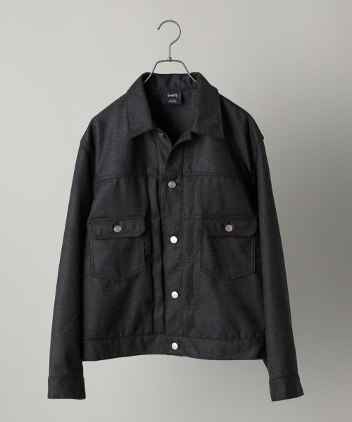 SHIPS STANDARD: ウール サキソニー トラッカージャケット STANDARD ウール サキソニー 品番