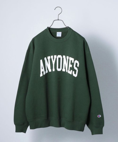 SHIPS any MEN(シップス　エニィ　メン)/【SHIPS any別注】Champion: ANYロゴ カレッジプリント クルーネック スウェット◇/img04