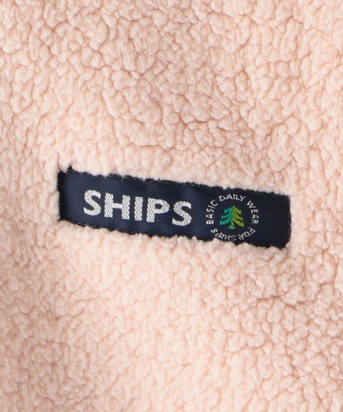 SHIPS KIDS(シップスキッズ)/SHIPS KIDS:80～90cm / 〈撥水/手洗い可能〉フラワー ボア リバーシブル ジャケット/img13