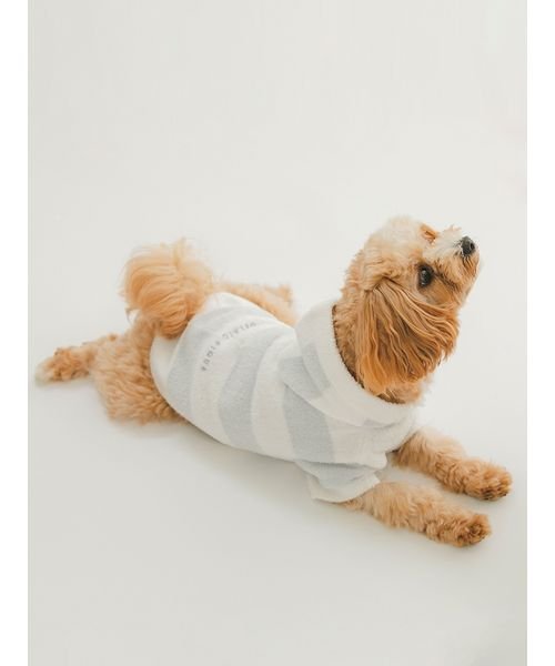 GELATO PIQUE CAT＆DOG(GELATO PIQUE CAT＆DOG)/【CAT&DOG】【販路限定商品】スムーズィー２ボーダーdogパーカ/img10