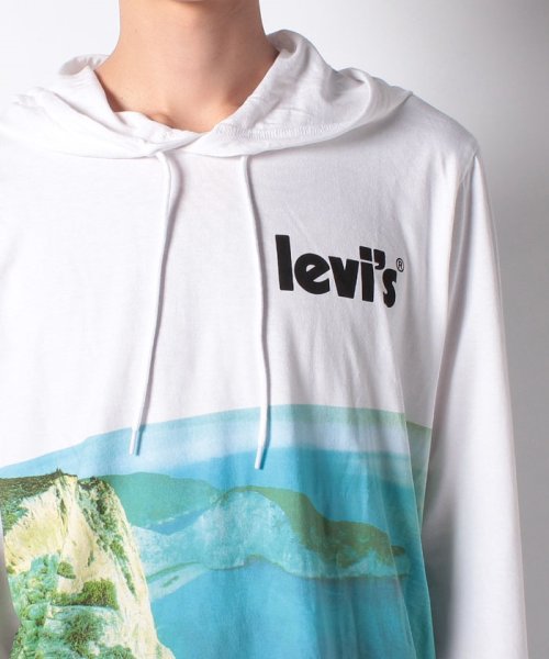 LEVI’S OUTLET(リーバイスアウトレット)/LS HOODED TEE POSTER PHOTO LS WHITE GRAP/img03