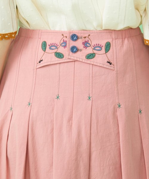 Jocomomola(ホコモモラ)/Hormiga 刺繍スカート/img04