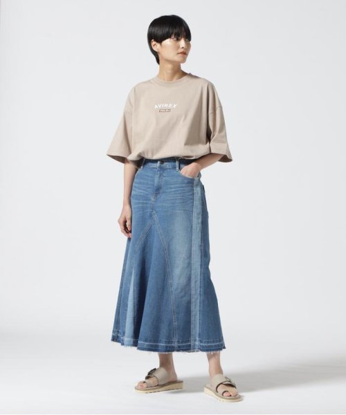 AVIREX(AVIREX)/WEB&DEPOT限定/ REMAKE DENIM SKIRT/ リメイクデニムスカート/img03