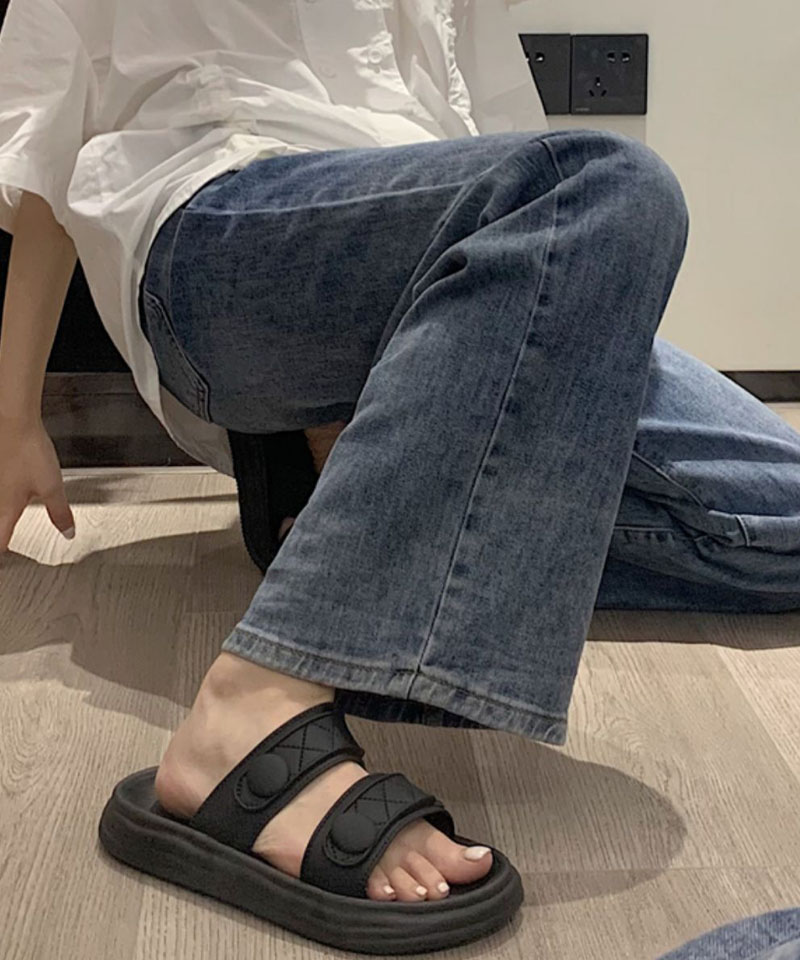 サンダル レディース スリッパ 履きやすい フラットサンダル ミュール 美脚 ぺたんこ 夏サンダル