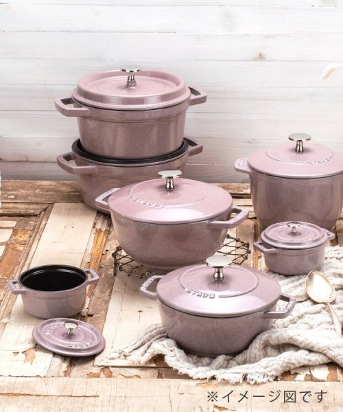 ２１２ＫＩＴＣＨＥＮ　ＳＴＯＲＥ(212キッチンストア)/Wa－NABE S 16cm シフォンローズ ＜STAUB ストウブ＞/img05