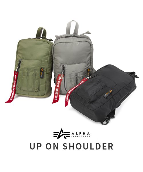 ALPHA INDUSTRIES(アルファインダストリーズ)/アルファインダストリーズ MA－1タイプ ボディバッグ ワンショルダーバッグ 軽量 ナイロン ALPHA INDUSTRIES TZ1085－66010/img02