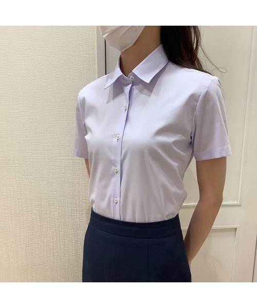 TOKYO SHIRTS(TOKYO SHIRTS)/形態安定 レギュラー衿 オーガニック綿100％ 半袖ビジネスワイシャツ/img02