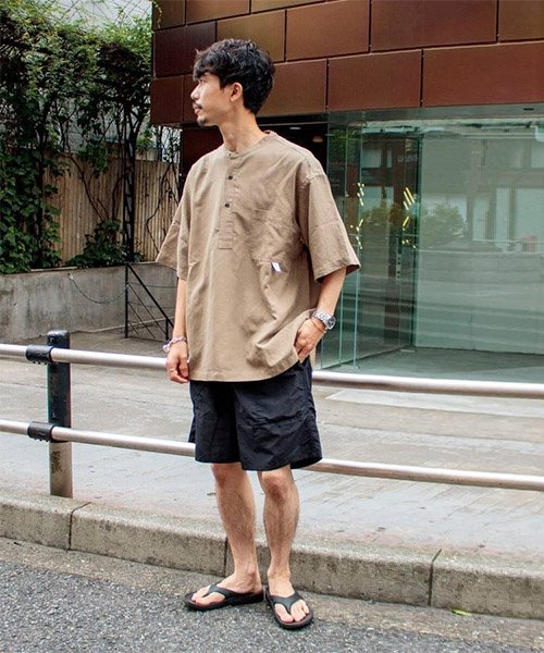 GLOSTER(GLOSTER)/【WORK ABOUT/ワークアバウト】SUMMERY SHIRT プルオーバーシャツ スリーピング/img01