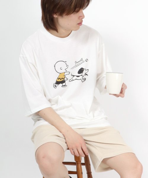 salong hameu(salong hameu)/【Salong hameu】Peanuts（ピーナッツ）スヌーピー Tシャツ＆ハーフパンツ ルームウェア/2点セット/セットアップ/img11