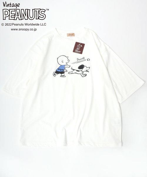 salong hameu(salong hameu)/【Salong hameu】Peanuts（ピーナッツ）スヌーピー Tシャツ＆ハーフパンツ ルームウェア/2点セット/セットアップ/img38