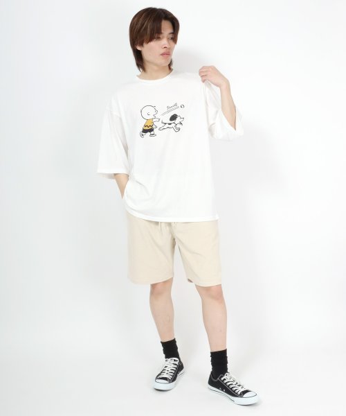 salong hameu(salong hameu)/【Salong hameu】Peanuts（ピーナッツ）スヌーピー Tシャツ＆ハーフパンツ ルームウェア/2点セット/セットアップ/img46