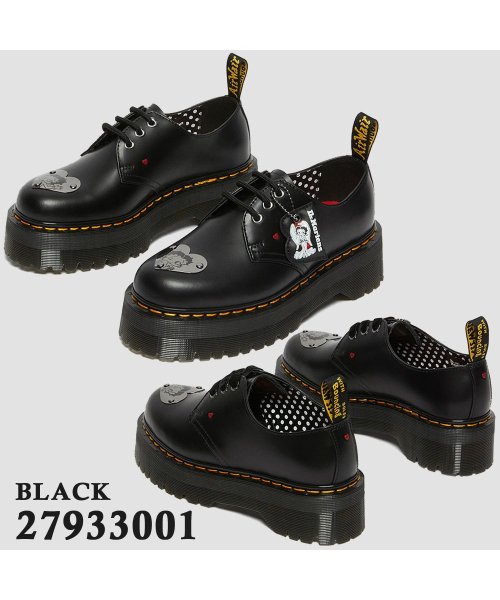 DR.MARTENS(ドクターマーチン)/Dr.Martens ドクターマーチン レディース 1461 QUAD BETTY BOOP 3EYE SHOE クアッド ベティ ブープ スリーホールシューズ/img01