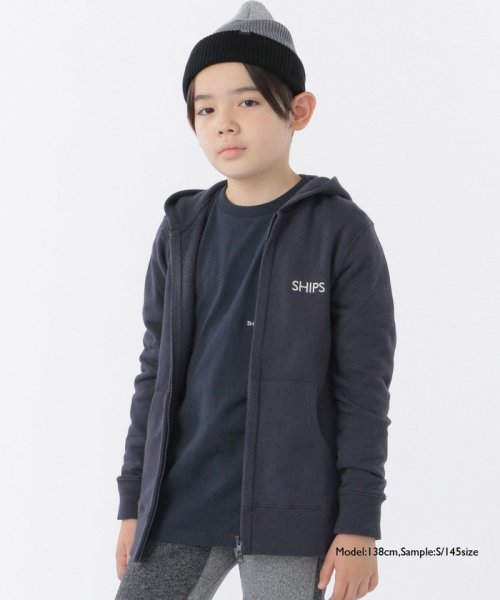 SHIPS KIDS(シップスキッズ)/*SHIPS KIDS:100～160cm / ＜家族おそろい＞SHIPS マイクロロゴ ロングスリーブ TEE/img37