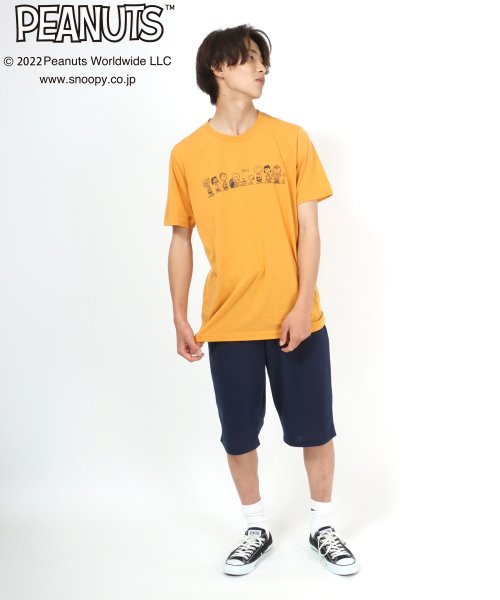 salong hameu(salong hameu)/【Salong hameu】PEANUTS（ピーナッツ）SNOOPY スヌーピー半袖Tシャツ×ハーフパンツ/上下セット/ルームウェア/img31