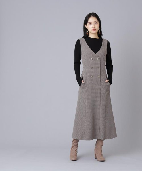 JILL by JILL STUART(ジル バイ ジル スチュアート)/ウーリッシュチェックワンピース/img03